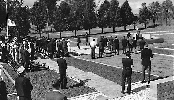 Official opening of the Cowra Japanese War Cemetery
Image #7656-11 from The Pardey Collection - Cowra Family History Group