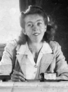 Mary Jean Leeding - at Towolum Kangaroo Creek School,
near Coutts Crossing, Grafton -from Ian J G Leeding