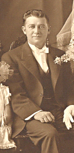 Frank Norford on his wedding day (from Ruth Norford)