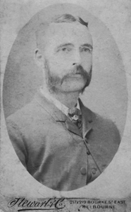 George Wesley Wadeson Dinsmore -1888 at Melbourne (from Ian Raper)