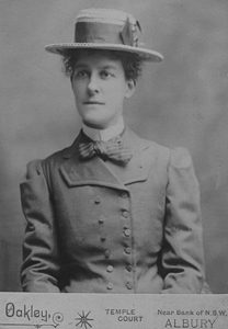 Alice Dinsmore -at Albury (from Ian Raper)