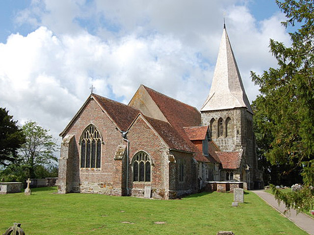 The Church of All Saints, Herstmonceux, East Sussex (from www.familysearch.org)